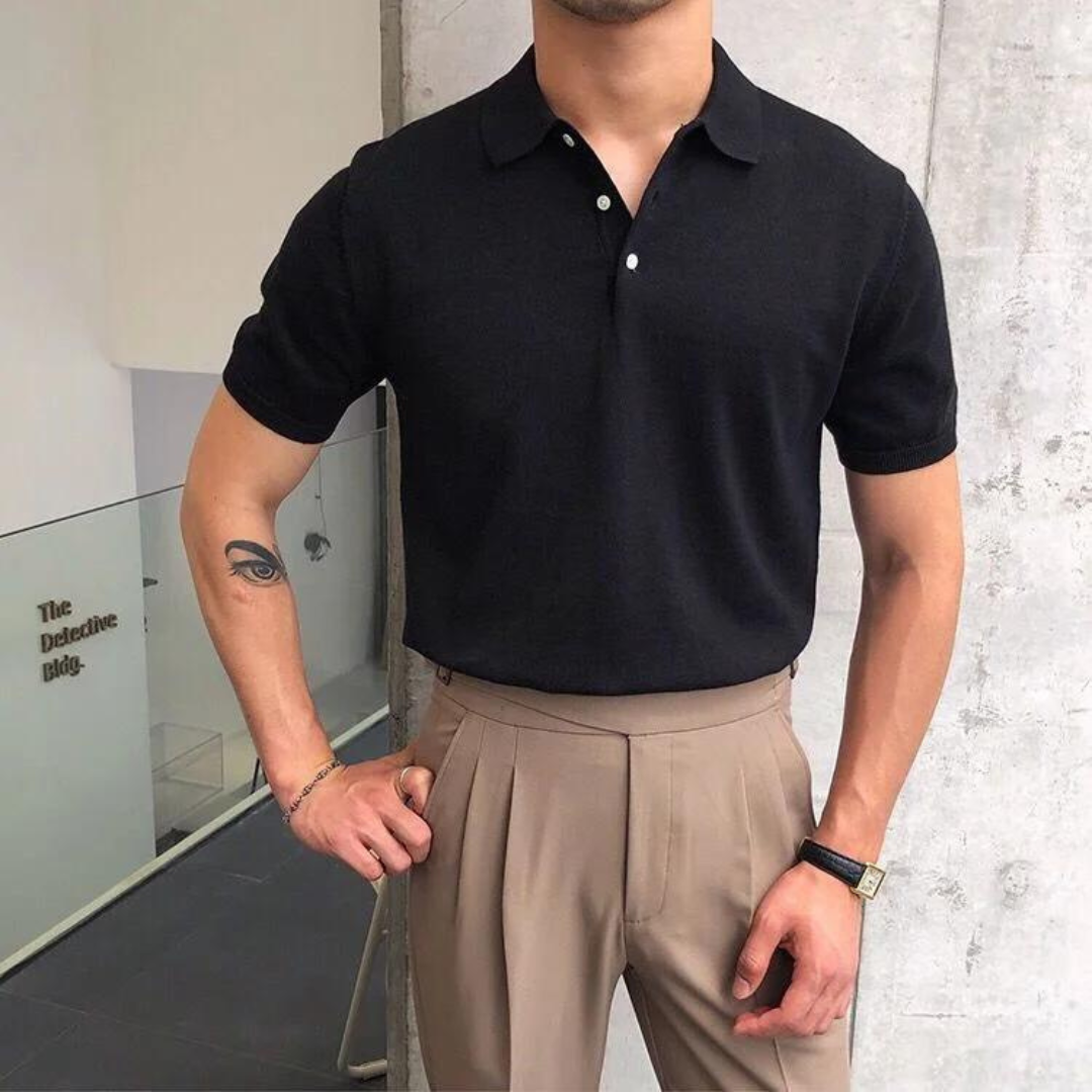 Gideon | Herren Kurzarm Poloshirt | Elegant