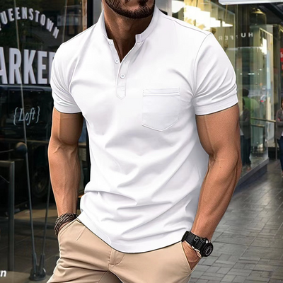 Dilan | Herren Kurzarm Poloshirt | Schwarz