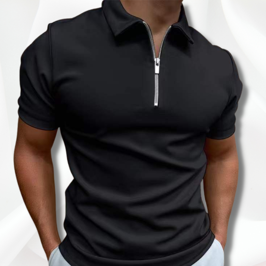 Matt | Herren Kurzarm Poloshirt | Weiß