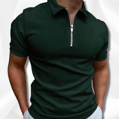 Matt | Herren Kurzarm Poloshirt | Weiß