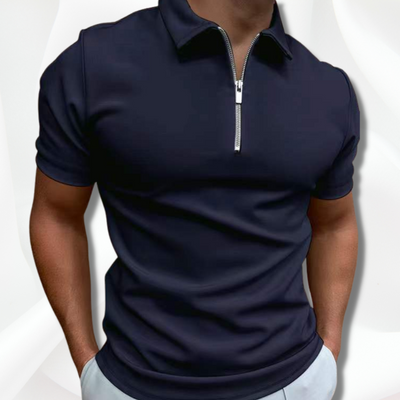 Matt | Herren Kurzarm Poloshirt | Weiß