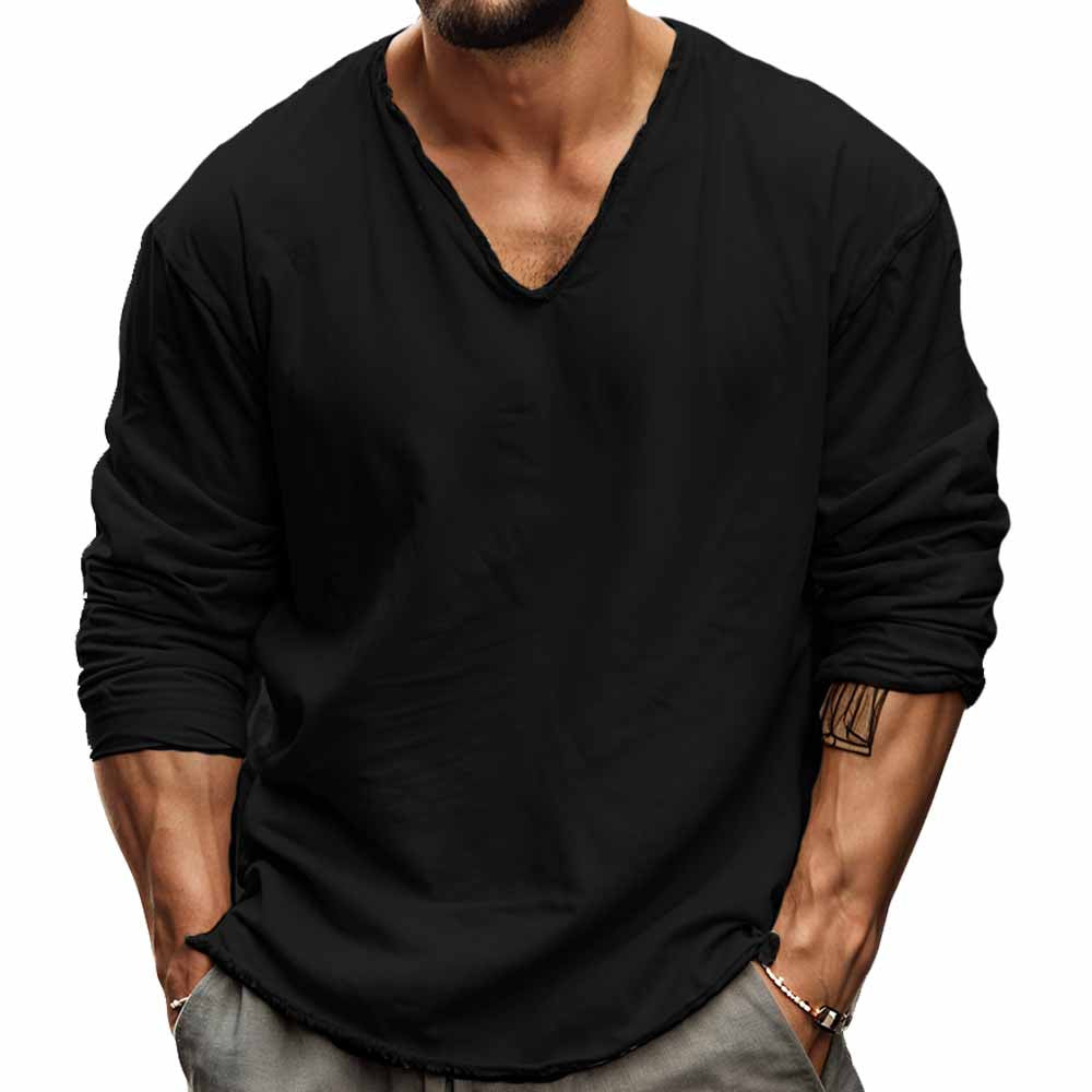 Lewis | Herren Langarm Sweatshirt | Schwarz