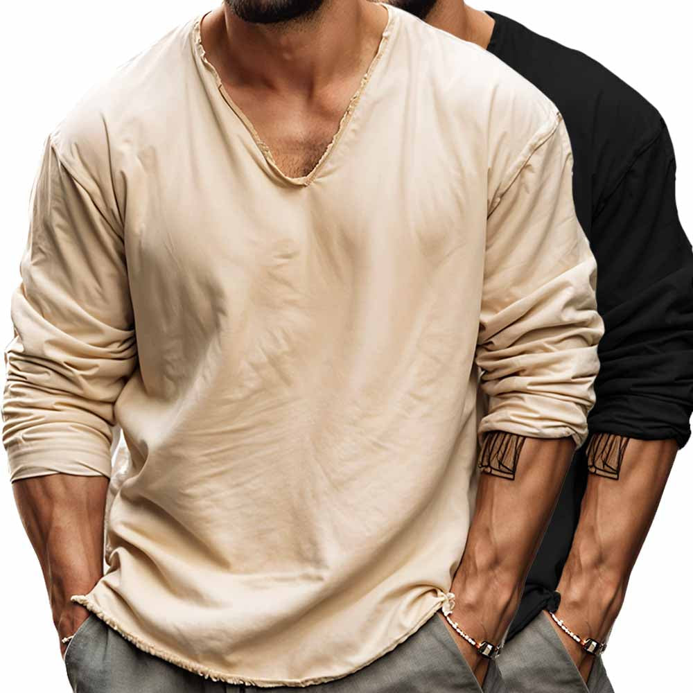 Lewis | Herren Langarm Sweatshirt | Schwarz