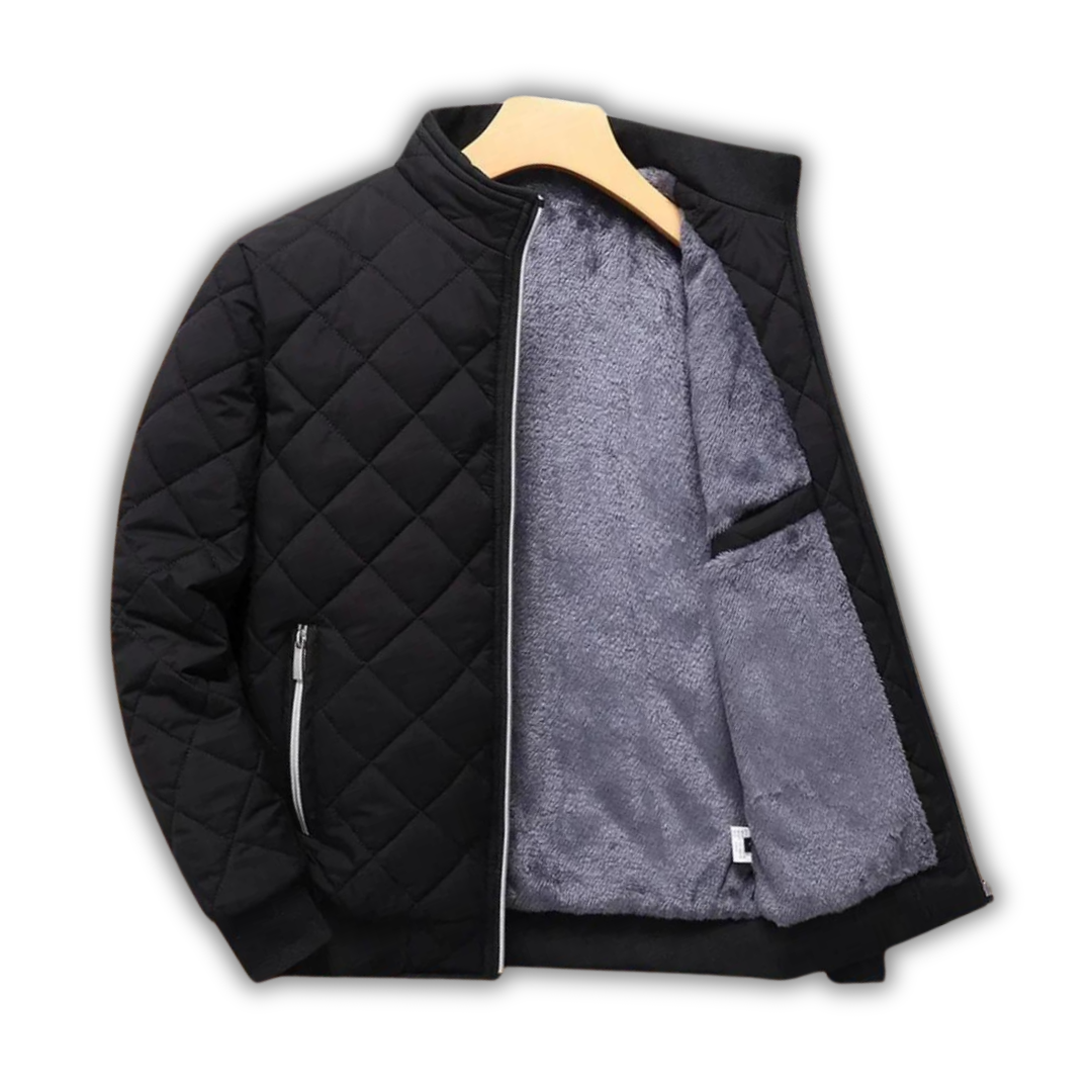 Randy | Herren Leichte Steppjacke | Schwarz Daunenjacke