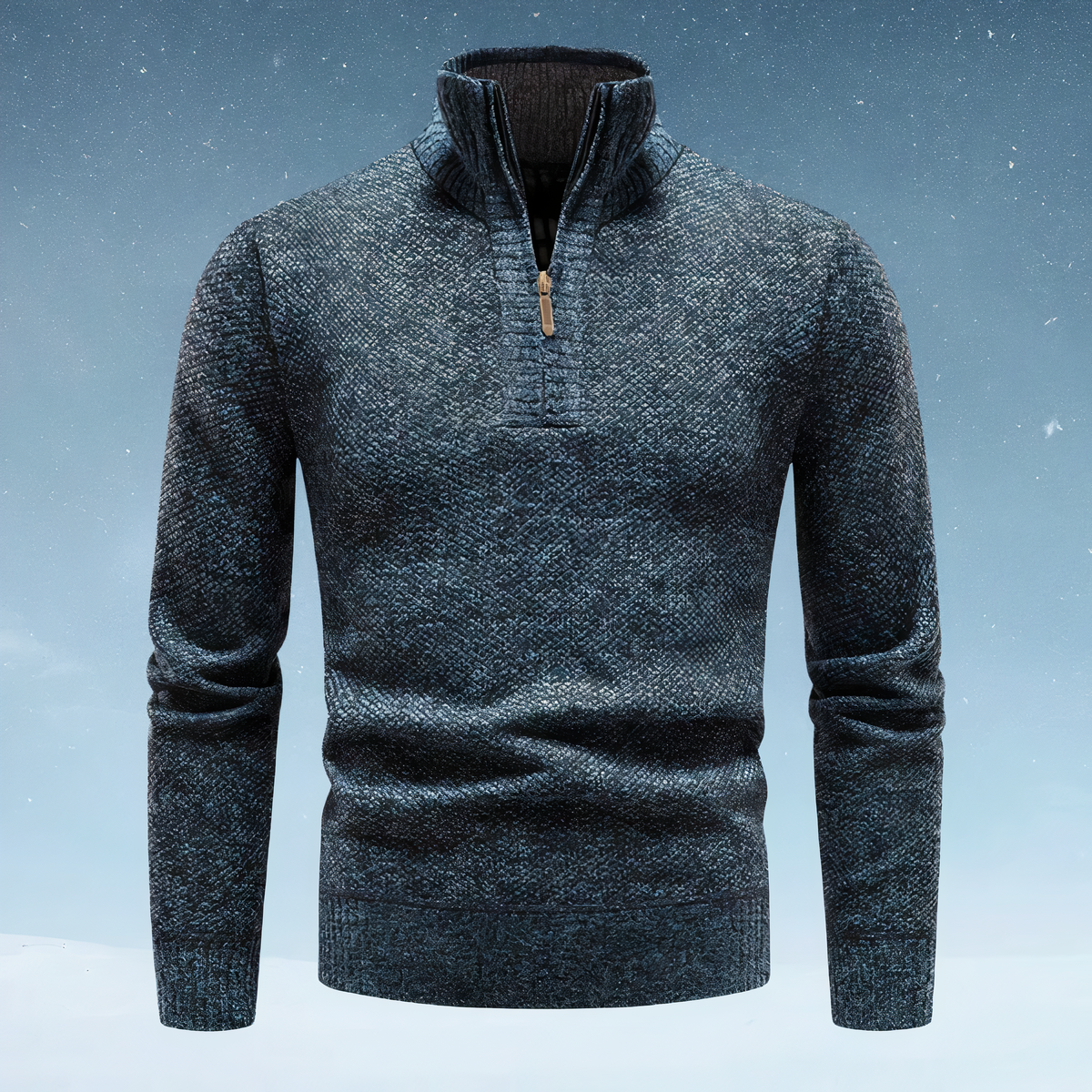 Lazzo | Herren Pullover mit Reißverschluss | Knit Sweater