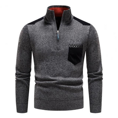 Graham | Herren Pullover mit Reißverschluss | Knit Sweater