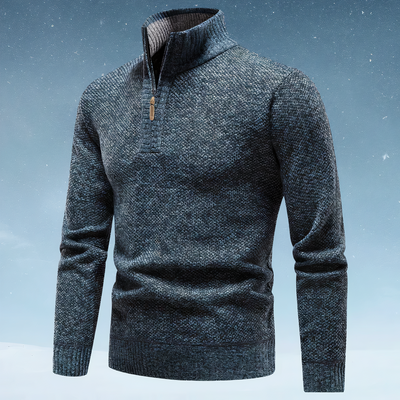 Lazzo | Herren Pullover mit Reißverschluss | Knit Sweater