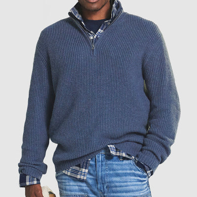 Karlo | Herren Pullover mit Reißverschluss | Knit Sweater