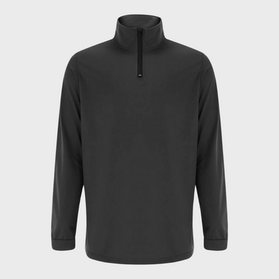 Giordan | Herren Pullover mit Reißverschluss | Schwarz Sweater