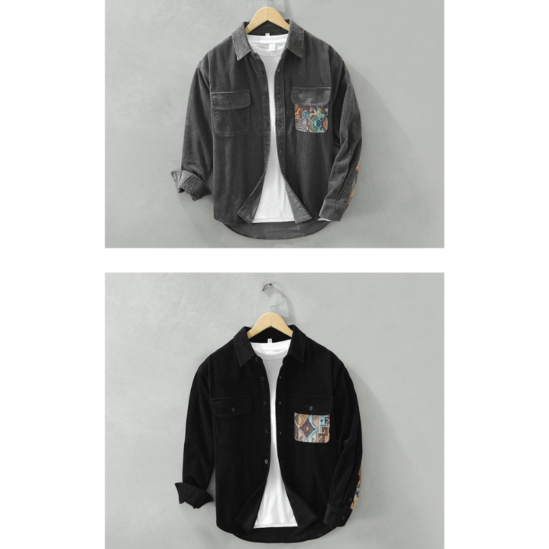 Andrew | Herren Retro Hemd | Langarm