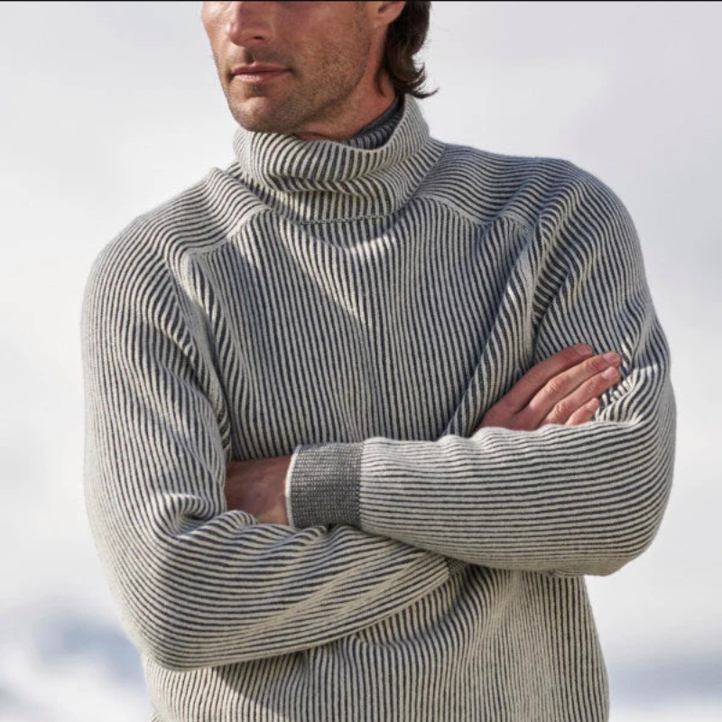 Kyle | Herren Rollkragenpullover Weiß | Warme