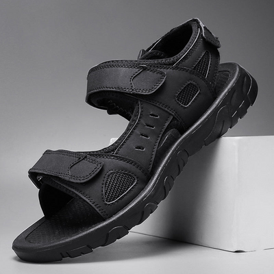 Cyrus | Herren Schwarz Sandalen | Outdoor