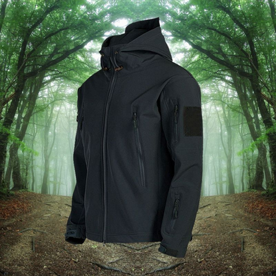 Levin | Herren Schwarz Windbreaker | Leichte Jacke