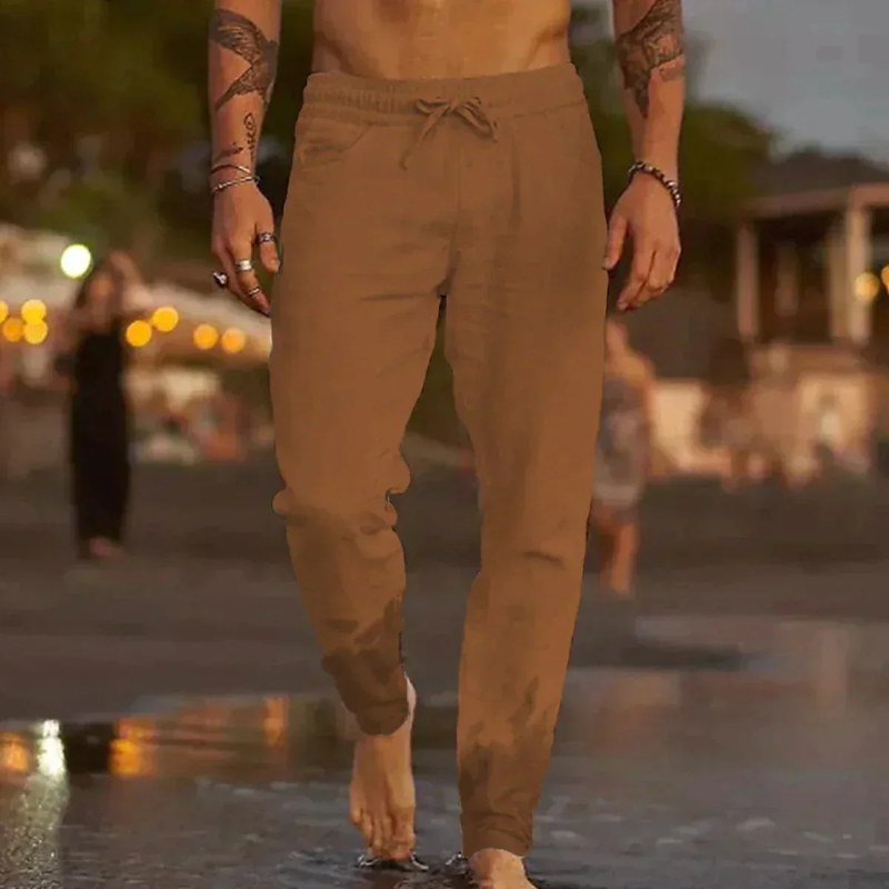 Jonathan | Herren Sommer Hose | Beige