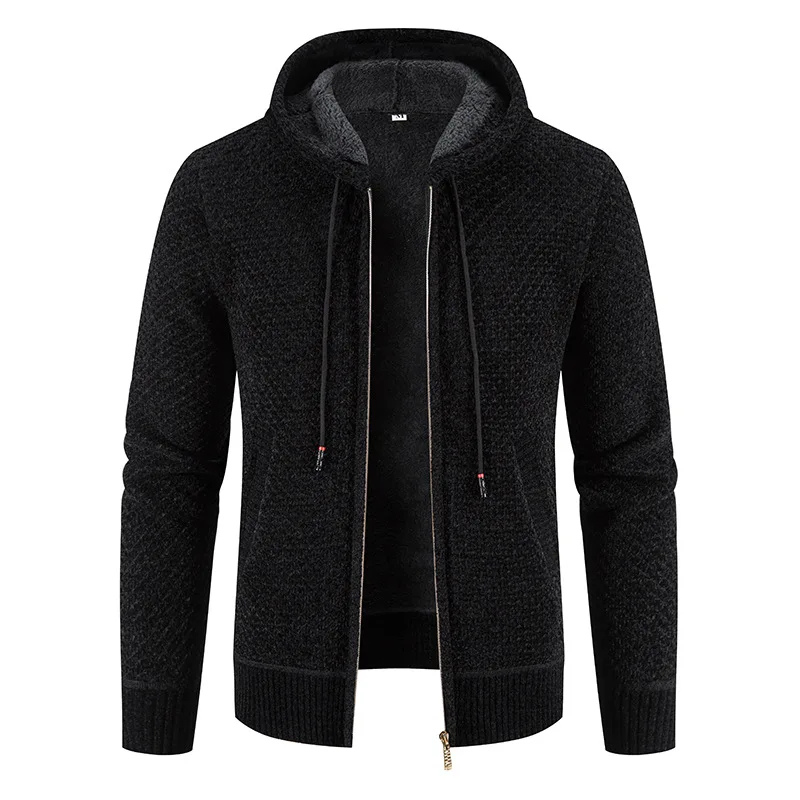 Ivan | Herren Strickjacke mit Kapuze | Kurz