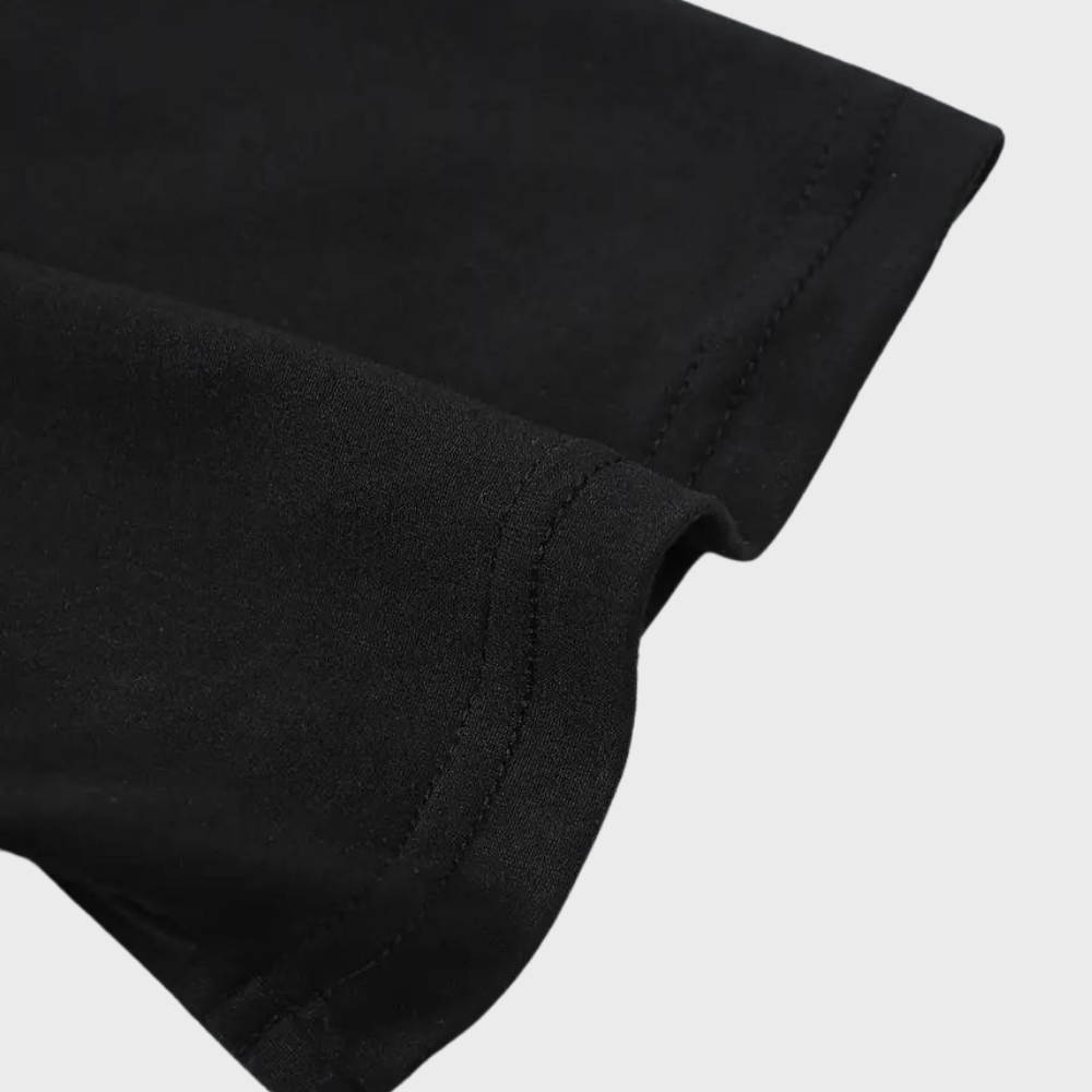 Hugh | Hochwertige T-shirt Herren | Schwarz