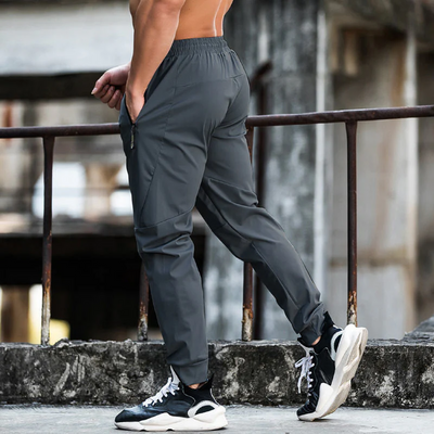 Cassian | Herren Fitness Jogginghose | Grau