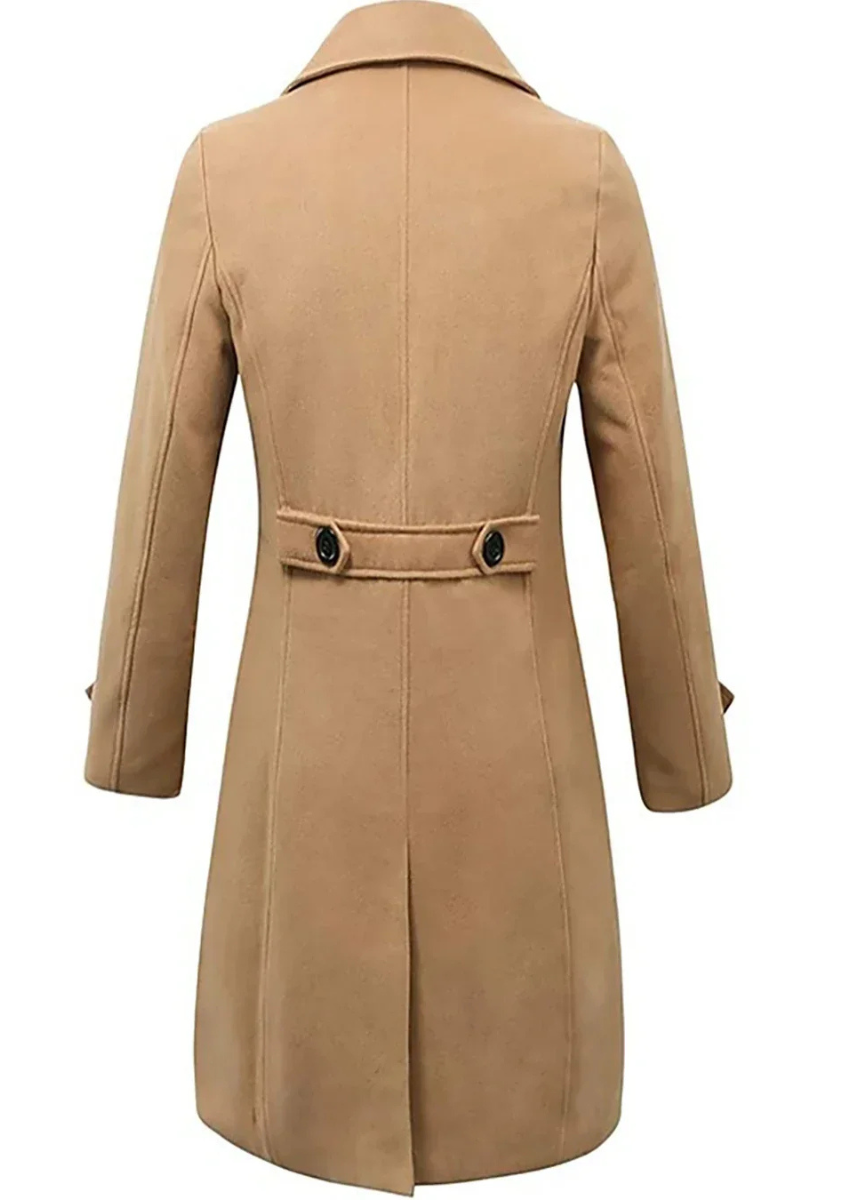 Sawyer | Herren Trenchcoat Schwarz | Lange Jacke