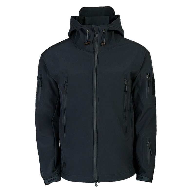 Levin | Herren Schwarz Windbreaker | Leichte Jacke