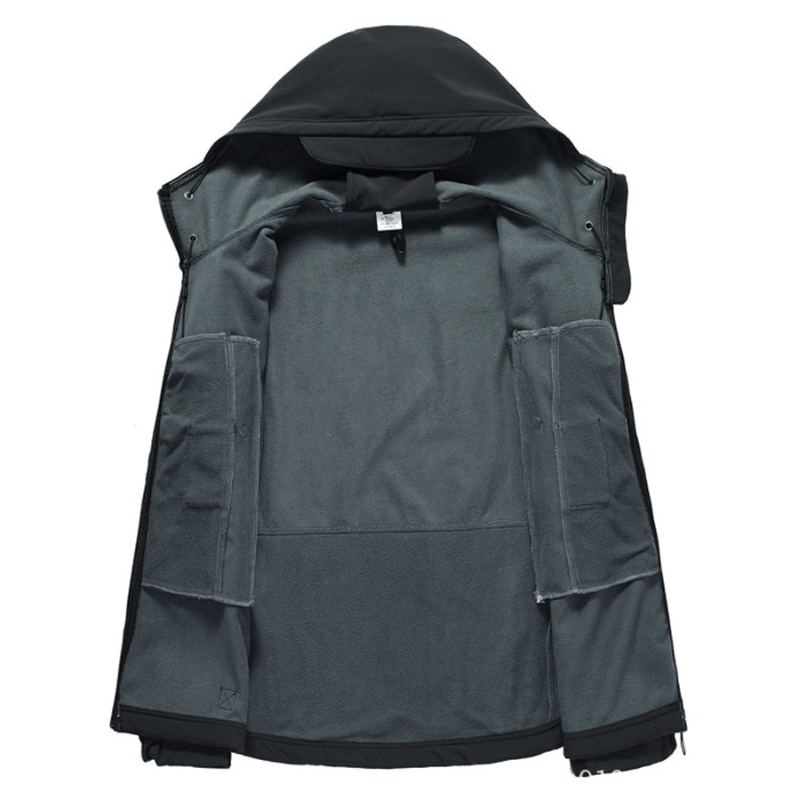 Levin | Herren Schwarz Windbreaker | Leichte Jacke