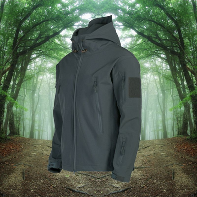 Levin | Herren Schwarz Windbreaker | Leichte Jacke