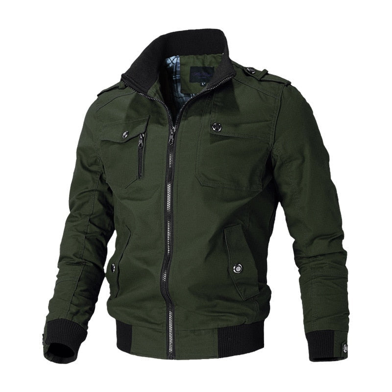 Gerald | Herren Winter Bomberjacke | Schwarz
