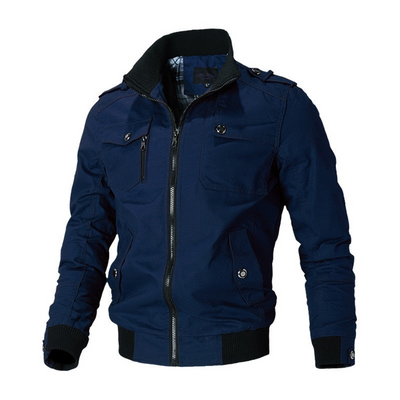 Gerald | Herren Winter Bomberjacke | Schwarz