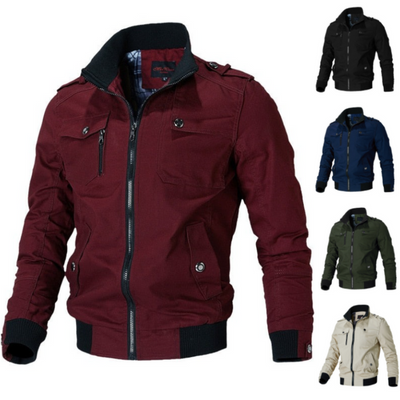 Gerald | Herren Winter Bomberjacke | Schwarz