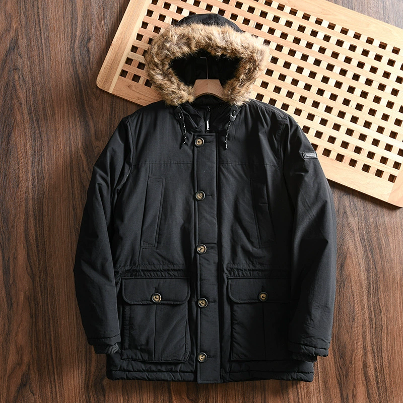 Karlos | Herren Winter Parka | Schwarz