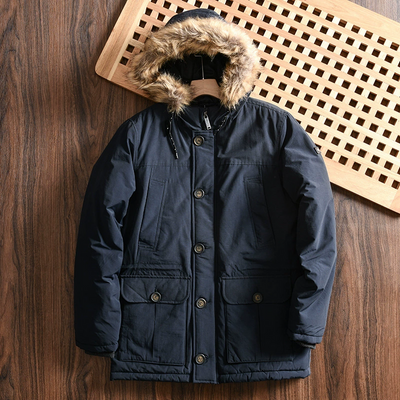 Karlos | Herren Winter Parka | Schwarz