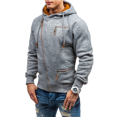 Hawk | Herren Zip Hoodie | Schwarz Kapuzenpullover