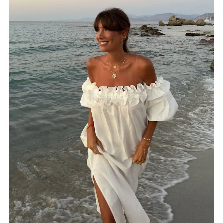 Off-Shoulder Kleid für Frauen - Vaelysia