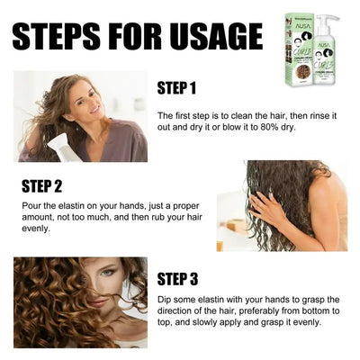 LockenGlanz™ Glatte Locken Power Sofort