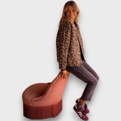 Charlira – Trendy Jacke mit Leopardenmuster