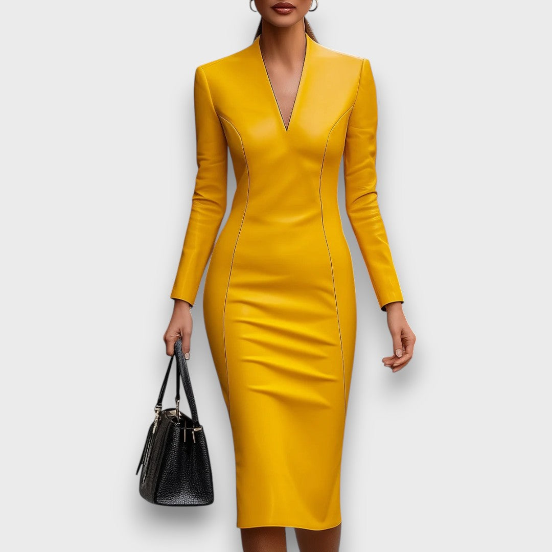 Moryn – Schwarzes Bodycon-Kleid