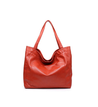 Aurelia – Classic Nero Vintage Leather Tote