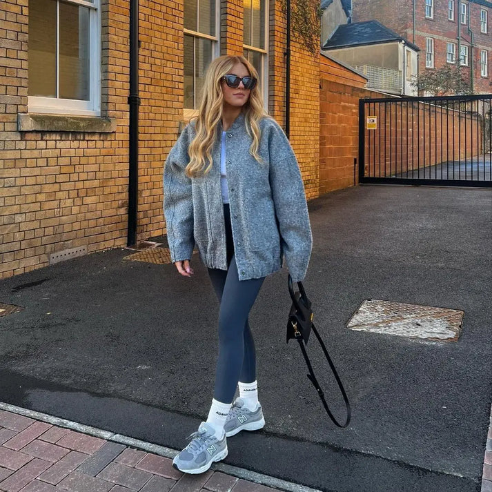 Mazie - modische damen jacke in ubergröße