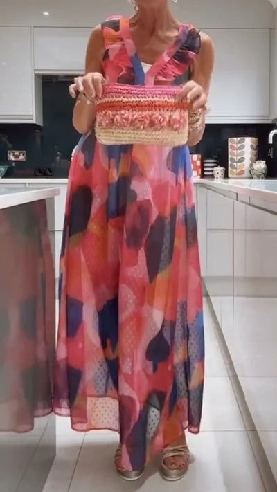 Thelia – Lebendiges Maxikleid