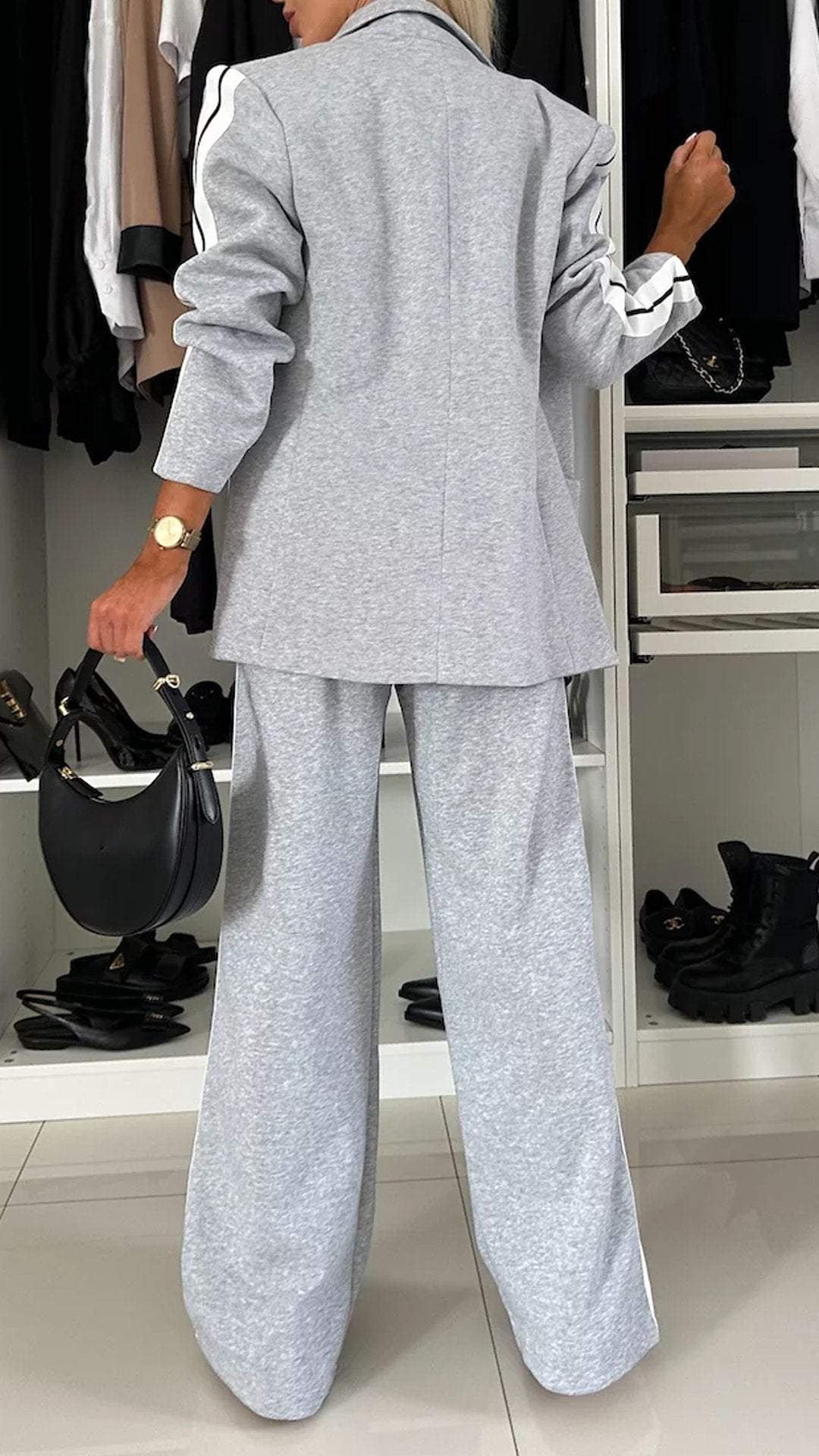 Zweiteiliger Jogginganzug mit Blazer | Lässig und Modern | Bequeme Passform