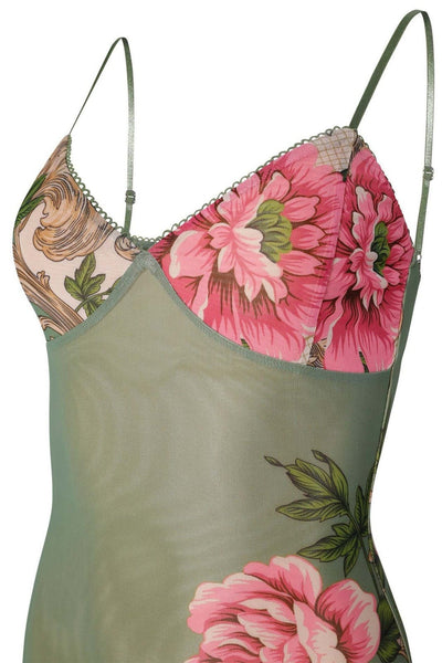 Avelena | Figurbetontes Slip-Maxikleid