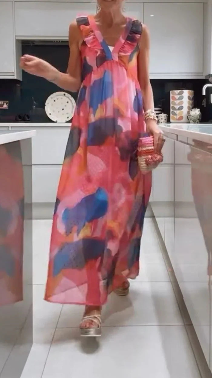 Thelia – Lebendiges Maxikleid