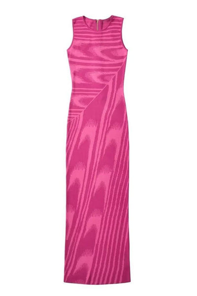 Avelena | Maxi-Strickkleid mit Rundhalsausschnitt