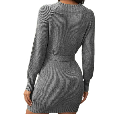 Avelena | Halblanges Kleid mit Gürtel