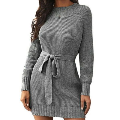 Avelena | Halblanges Kleid mit Gürtel
