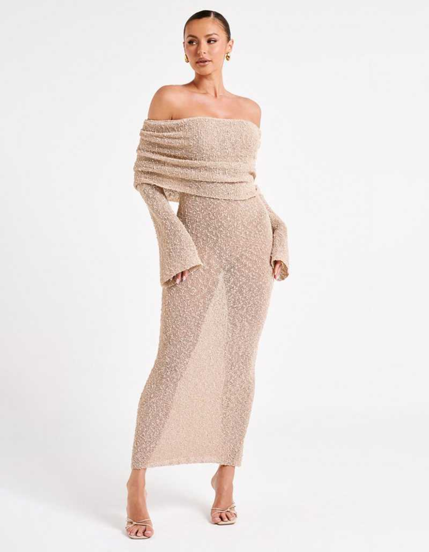 Athena | Langarm Abendkleid | Maxi