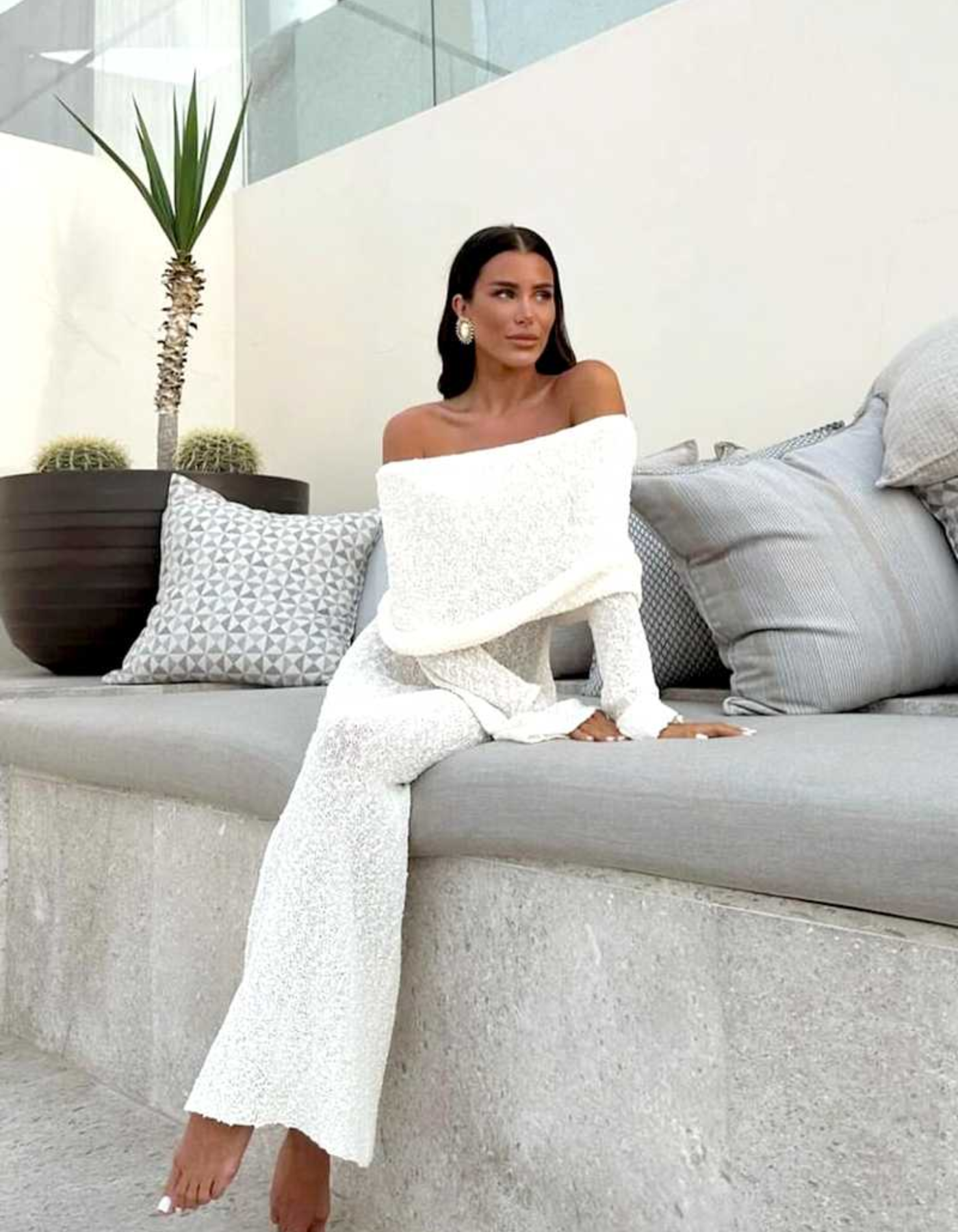 Athena | Langarm Abendkleid | Maxi