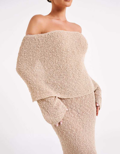 Athena | Langarm Abendkleid | Maxi