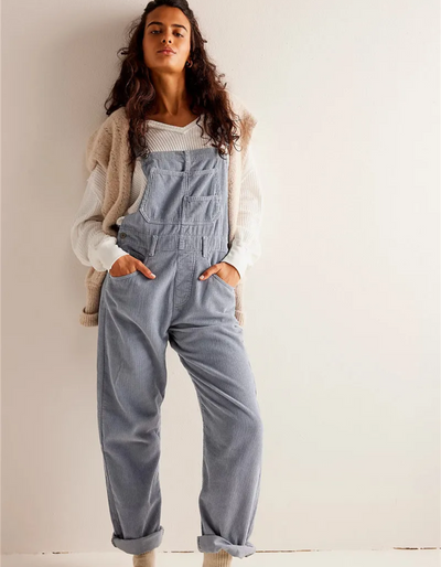 Morgana | Schwarz Latzhose Damen | Lässig