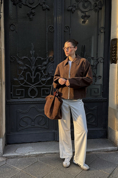 Valira – Kunstwildleder Zip-Jacke