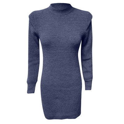 Avelena | Damen Elegantes Langarm Kleid